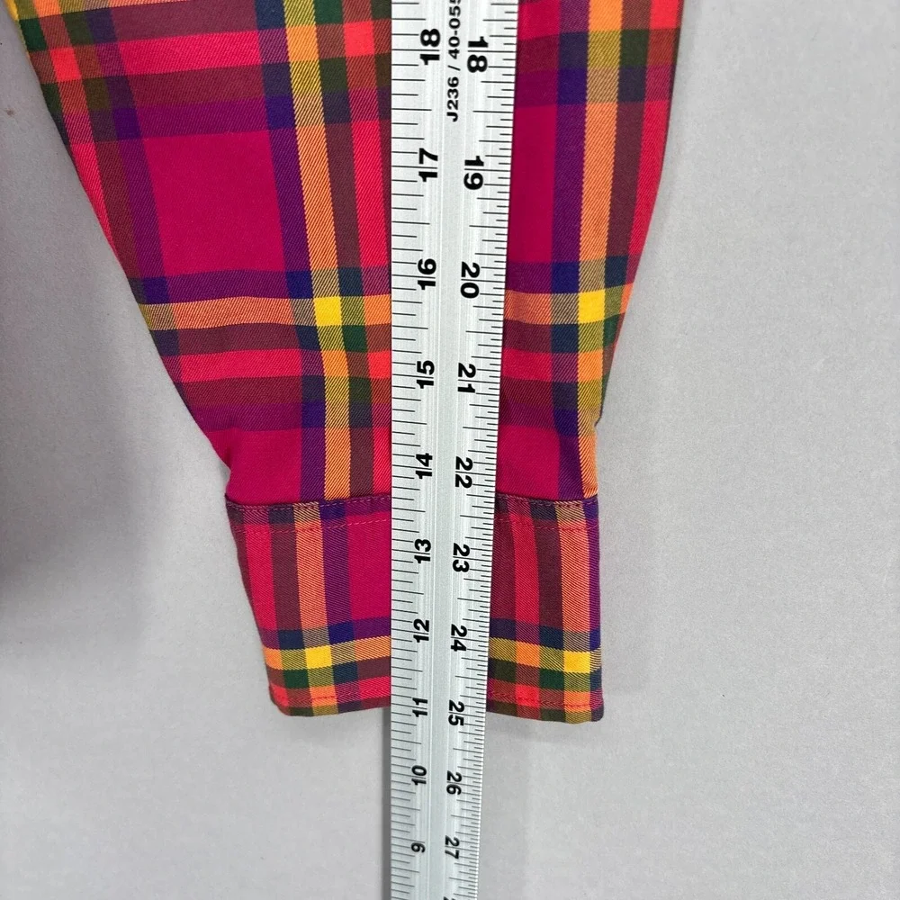 Southern Tide Shirt Mens Medium Red Plaid Button Down Soft Twill Classic‎ Preppy